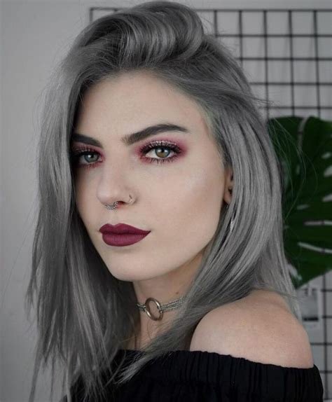 Channel your inner mythical creature with magical grey hair dye